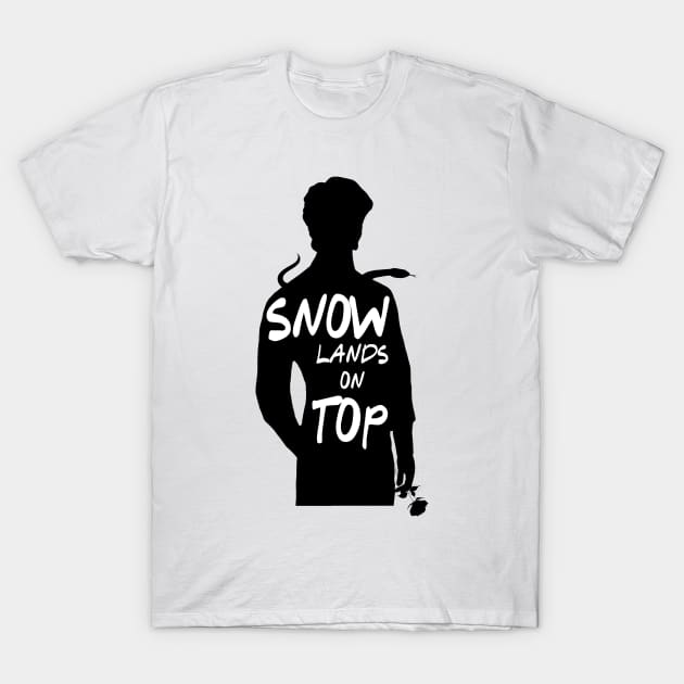 Snow lands on top T-Shirt by rysiupol